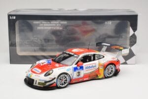 Porsche 911 991.1 GT3 R #3 Frikadelli Racing N. Siedler / K. Abbelen / S. Schmitz 24 Hours of Nurburgring 2016 Minichamps 1:1 – slika 6 od 6