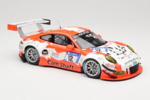 Porsche 911 991.1 GT3 R Manthey Racing #12 F. Klohs / P. Renauer 24 Hours Nurburgring 2017 Minichamps 1:18 155176912 Kovina – slika 4 od 6
