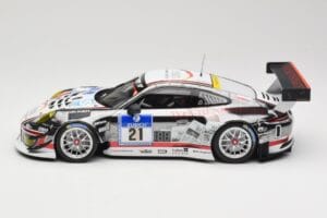 Porsche 911 991.1 GT3 R #21 WTM Racing J. Stursberg / V. Krumbach 24h Nurburgring 2016 Minichamps 1:18 155166021 Kovina – slika 3 od 6