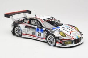 Porsche 911 991.1 GT3 R #21 WTM Racing J. Stursberg / V. Krumbach 24h Nurburgring 2016 Minichamps 1:18 155166021 Kovina – slika 4 od 6