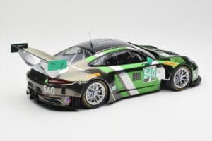 Porsche 911 991.1 GT3 R #540 Black Swan Racing P. Long / T. Pilgrim 24h Daytona 2016 Minichamps 1:18 155166540 Kovina – slika 2 od 6