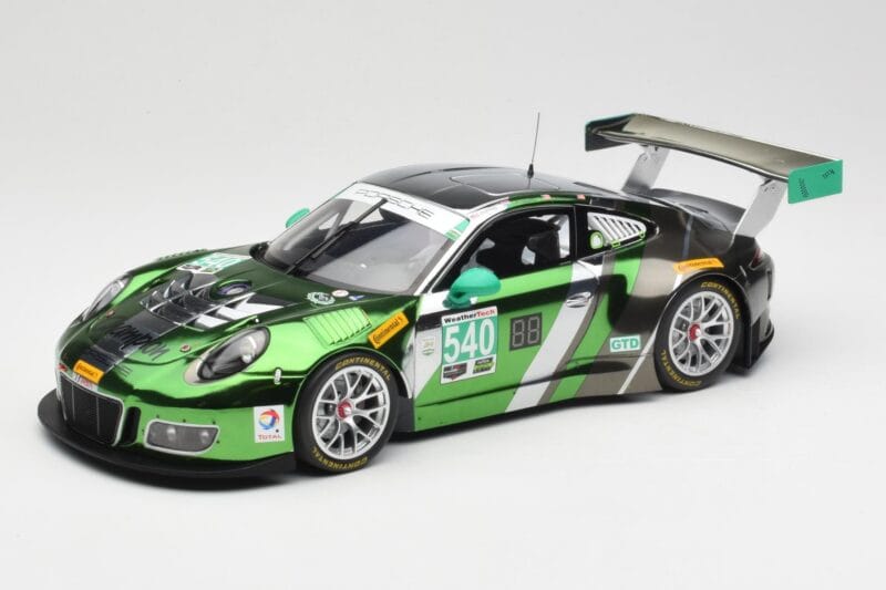 Porsche 911 991.1 GT3 R #540 Black Swan Racing P. Long / T. Pilgrim 24h Daytona 2016 Minichamps 1:18 155166540 Kovina