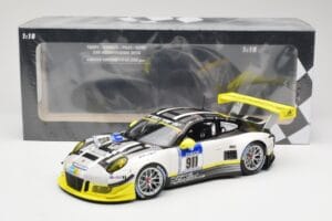 Porsche 911 991.1 GT3 R #911 Manthey Racing N. Tandy / E. Bamber 24h Nurburgring 2016 Minichamps 1:18 155166911 Kovina – slika 6 od 6