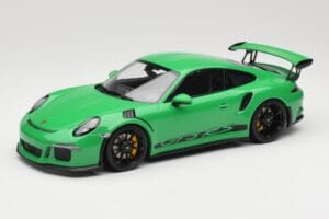 Porsche 911 991.1 GT3 RS Zelena Črna Platišča Minichamps 1:18 153066228 Kovina