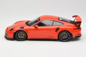 Porsche 911 991.1 GT3 RS Lava Orange Minichamps 1:18 155066220 Kovina – slika 3 od 6