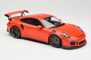 Porsche 911 991.1 GT3 RS Lava Orange Minichamps 1:18 155066220 Kovina – slika 4 od 6