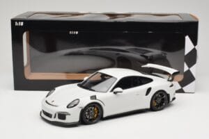 Porsche 911 991.1 GT3 RS Bela Črna Platišča Minichamps 1:18 153066224 Kovina – slika 6 od 6