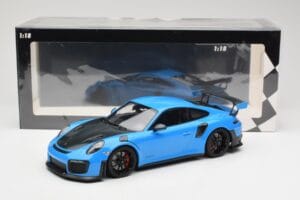 Porsche 911 991.2 GT2 RS Moder s Črnimi Platišči Minichamps 1:18 155068308 Kovina – slika 6 od 6