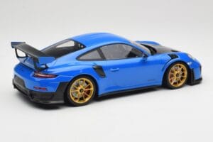 Porsche 911 991.2 GT2 RS Moder z Zlatimi Platišči Minichamps 1:18 155068302 Kovina – slika 2 od 6