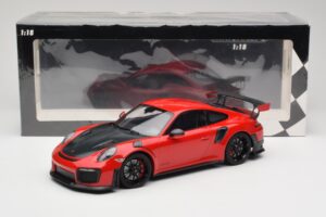 Porsche 911 GT2 RS 991.2 Rdeč Črna Platišča Minichamps 1:18 155968307 Kovina – slika 6 od 6