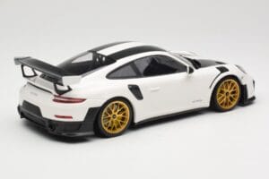 Porsche 911 991.2 GT2 RS Weissach Package Bel Z Zlatimi Platišči Minichamps 1:18 153068308 Kovina – slika 2 od 6