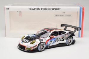 Porsche 911 991.2 GT3 R #17 Kues Team 75 Bernhard M. Christensen / K. Cairoli 24 Hours of Nurburgring 2018 Minichamps 1:18 15 – slika 6 od 6
