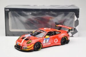 Porsche 911 991.2 GT3 R #2 Team Gigaspeed S. Bockmann 24 Hours of Nurburgring 2018 Minichamps 1:18 155186902 Kovina – slika 6 od 6