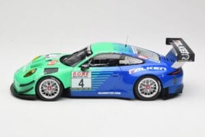 Porsche 911 991.2 GT3 R #4 Falken K. Bachler / M. Ragginger VLN Winner Round 6 2018 Minichamps 1:18 153186994 Kovina – slika 3 od 6