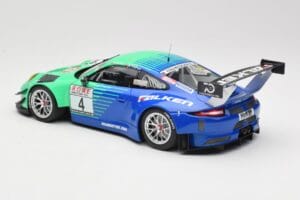 Porsche 911 991.2 GT3 R #4 Falken K. Bachler / M. Ragginger VLN Winner Round 6 2018 Minichamps 1:18 153186994 Kovina – slika 5 od 6