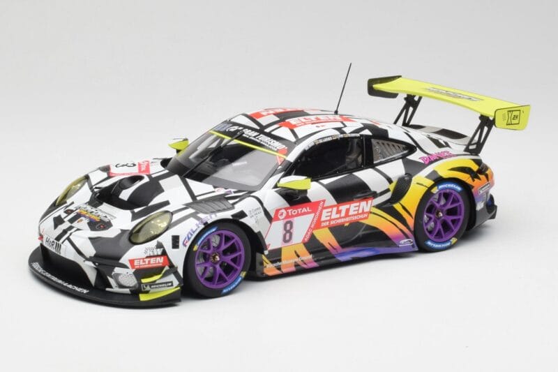 Porsche 911 991.2 GT3 R #8 Iron Force Ring Police 24 Hours Nürburgring 2019 Minichamps 1:18 153196088 Kovina