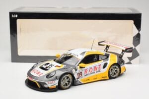 Porsche 911 991.2 GT3 R #99 Rowe Racing D. Olsen / M. Campbell 24 Hours of Spa 2019 Minichamps 1:18 155196099 Kovina – slika 6 od 6