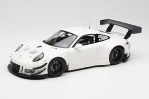 Porsche 911 991.2 GT3 R Bel s Črnimi Platišči Minichamps 1:18 155186900 Kovina