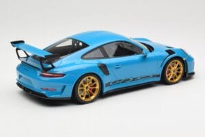 Porsche 911 991.2 GT3 RS Moder z Zlatimi Platišči Minichamps 1:18 155068222 Kovina – slika 2 od 6