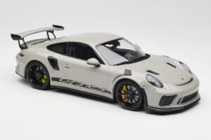 Porsche 911 991.2 GT3 RS Chalk Wording Črna Platišča Minichamps 1:18 153068230 Kovina – slika 4 od 6