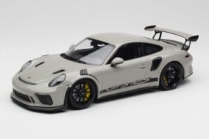 Porsche 911 991.2 GT3 RS Chalk Wording Črna Platišča Minichamps 1:18 153068230 Kovina