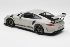 Porsche 911 991.2 GT3 RS Chalk Wording Črna Platišča Minichamps 1:18 153068230 Kovina – slika 5 od 6