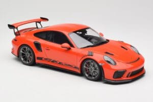 Porsche 911 991.2 GT3 RS Lava Orange & Srebrna Platišča Minichamps 1:18 155068225 Kovina – slika 4 od 6