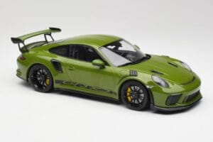 Porsche 911 991.2 GT3 RS Lizard Zelen S Črnimi Platišči Minichamps 1:18 155068233 Kovina – slika 4 od 6