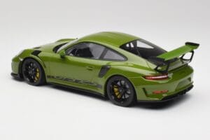 Porsche 911 991.2 GT3 RS Lizard Zelen S Črnimi Platišči Minichamps 1:18 155068233 Kovina – slika 5 od 6