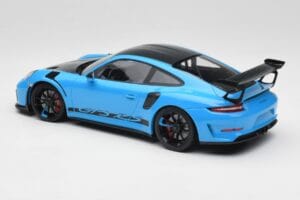 Porsche 911 991.2 GT3 RS Miami Modra Weissach Package & Črna Magnezijeva Kolesa Minichamps 1:18 153068231 Kovina – slika 5 od 6