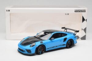 Porsche 911 991.2 GT3 RS Miami Modra Weissach Package & Črna Magnezijeva Kolesa Minichamps 1:18 153068231 Kovina – slika 6 od 6