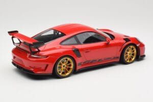 Porsche 911 991.2 GT3 RS Rdeč z Zlatimi Platišči Minichamps 1:18 155068220 Kovina – slika 2 od 6