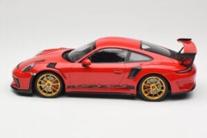 Porsche 911 991.2 GT3 RS Rdeč z Zlatimi Platišči Minichamps 1:18 155068220 Kovina – slika 3 od 6