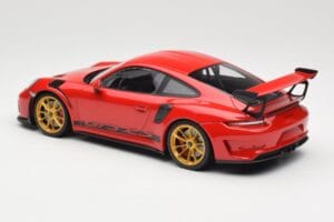 Porsche 911 991.2 GT3 RS Rdeč z Zlatimi Platišči Minichamps 1:18 155068220 Kovina – slika 5 od 6