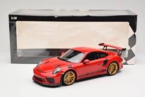 Porsche 911 991.2 GT3 RS Rdeč z Zlatimi Platišči Minichamps 1:18 155068220 Kovina – slika 6 od 6