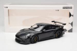 Porsche 911 991.2 GT3 RS Weissach Package Črna & Črna Kolesa Minichamps 1:18 153068228 Kovina – slika 6 od 6