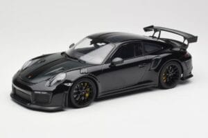 Porsche 911 991.2 GT3 RS Weissach Package Črn S Črnimi Platišči Minichamps 1:18 153068321 Kovina