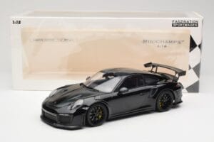 Porsche 911 991.2 GT3 RS Weissach Package Črn S Črnimi Platišči Minichamps 1:18 153068321 Kovina – slika 6 od 6