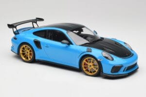 Porsche 911 991.2 GT3 RS Weissach Package Modra & Zlata Kolesa Minichamps 1:18 153068232 Kovina – slika 4 od 6