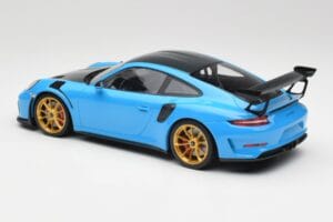 Porsche 911 991.2 GT3 RS Weissach Package Modra & Zlata Kolesa Minichamps 1:18 153068232 Kovina – slika 5 od 6