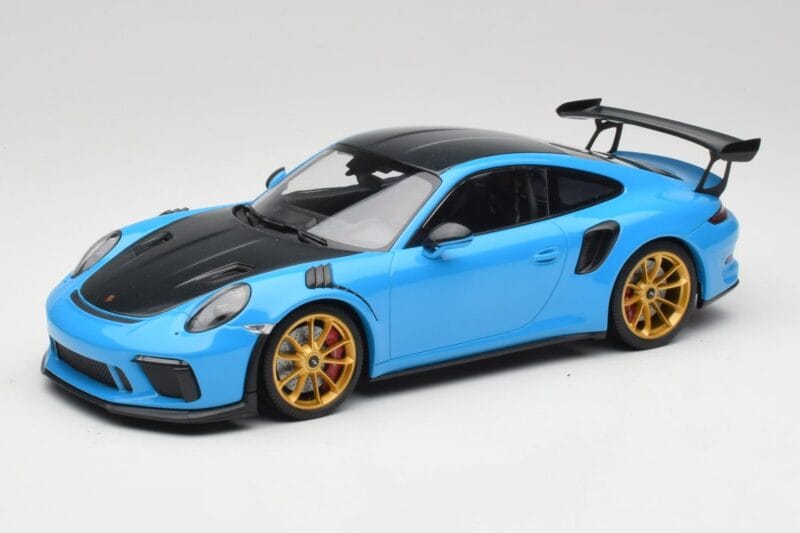 Porsche 911 991.2 GT3 RS Weissach Package Modra & Zlata Kolesa Minichamps 1:18 153068232 Kovina