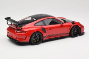 Porsche 911 991.2 GT3 RS Weissach Package Guards Red Črna Platišča Minichamps 1:18 153068223 Kovina – slika 2 od 6
