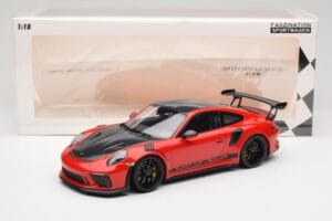 Porsche 911 991.2 GT3 RS Weissach Package Guards Red Črna Platišča Minichamps 1:18 153068223 Kovina – slika 6 od 6