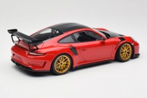 Porsche 911 991.2 GT3 RS Weissach Package Guards Red Zlata Magnezijeva Platišča Minichamps 1:18 153068236 Kovina – slika 2 od 6