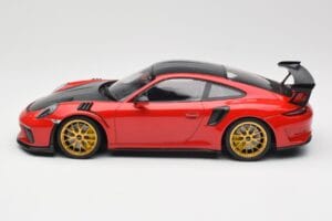 Porsche 911 991.2 GT3 RS Weissach Package Guards Red Zlata Magnezijeva Platišča Minichamps 1:18 153068236 Kovina – slika 3 od 6
