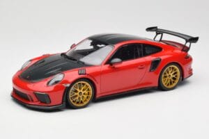 Porsche 911 991.2 GT3 RS Weissach Package Guards Red Zlata Magnezijeva Platišča Minichamps 1:18 153068236 Kovina