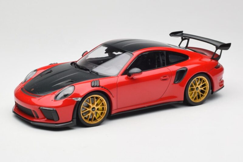 Porsche 911 991.2 GT3 RS Weissach Package Guards Red Zlata Magnezijeva Platišča Minichamps 1:18 153068236 Kovina