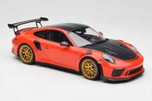 Porsche 911 991.2 GT3 RS Weissach Package Lava Orange Zlata Magnezijeva Platišča Minichamps 1:18 153068227 Kovina – slika 4 od 6