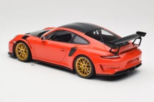 Porsche 911 991.2 GT3 RS Weissach Package Lava Orange Zlata Magnezijeva Platišča Minichamps 1:18 153068227 Kovina – slika 5 od 6