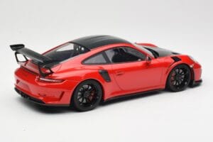 Porsche 911 991.2 GT3 RS Weissach Package Rdeč s Črnimi Platišči Minichamps 1:18 155068230 Kovina – slika 2 od 6